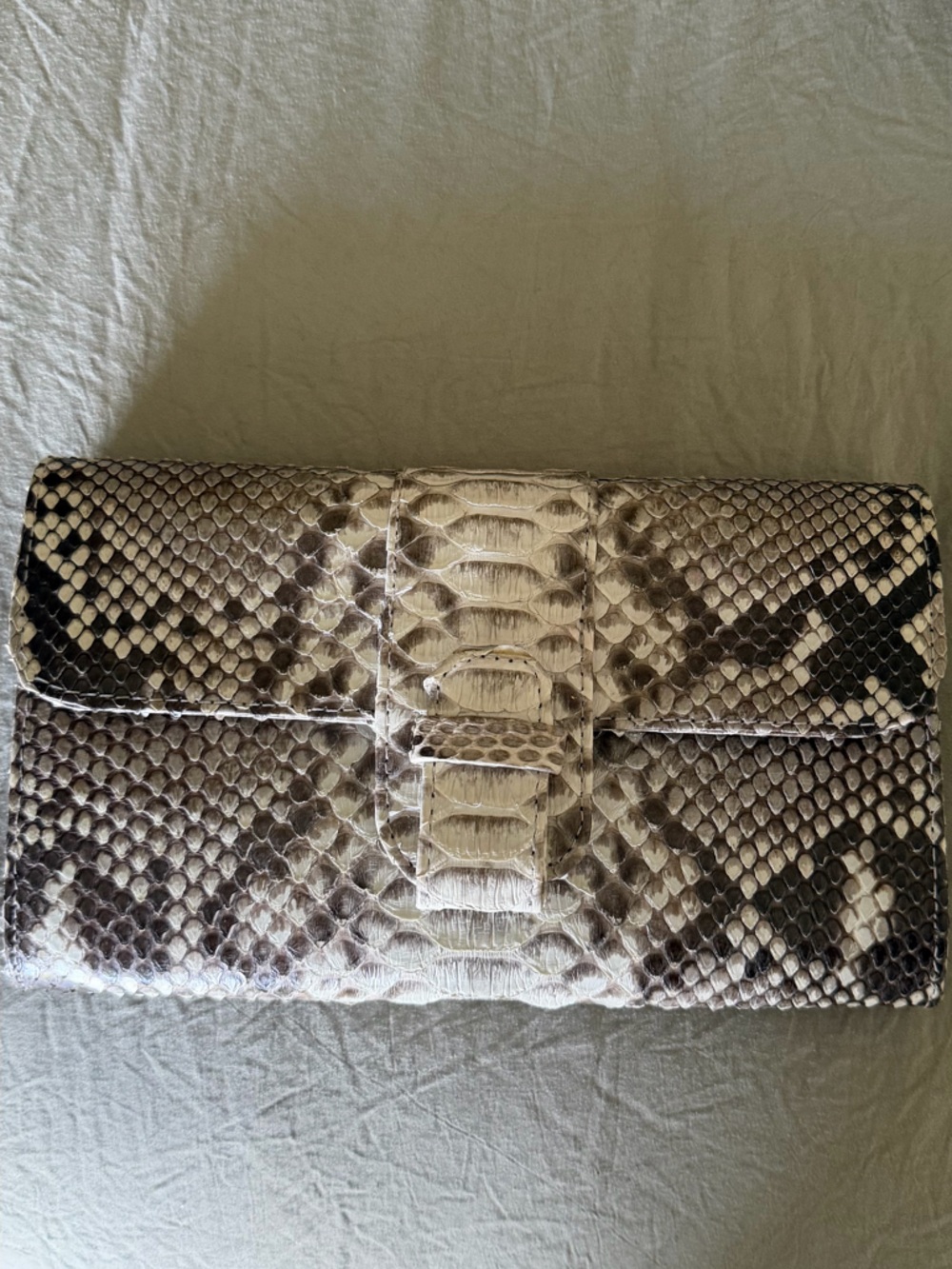 Ximena Kavalekas Python Skin Clutch / Crossbody